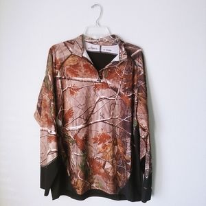 Habit | Men's Realtree Camo Half Zip Pullover